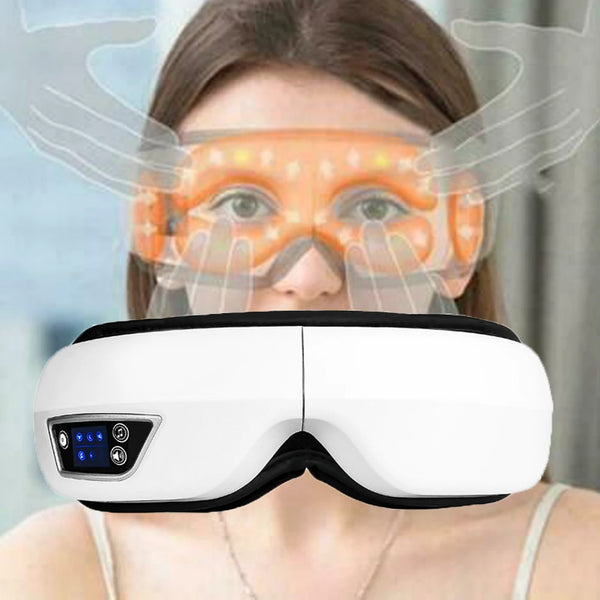 Eye Massager 6D Smart Airbag Vibration Eye Care Instrument Blue Sky