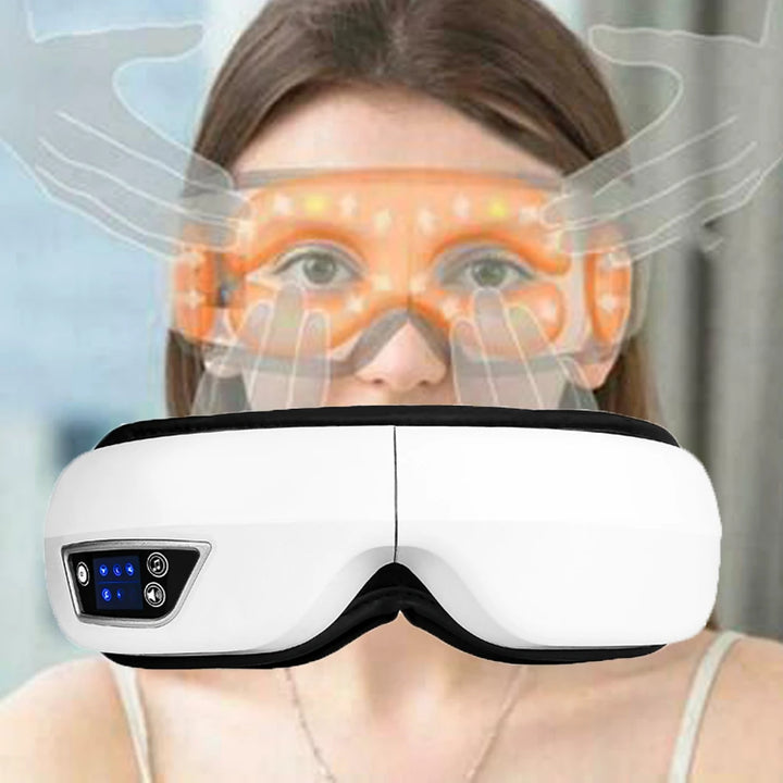 Eye Massager 6D Smart Airbag Vibration Eye Care Instrument Blue Sky