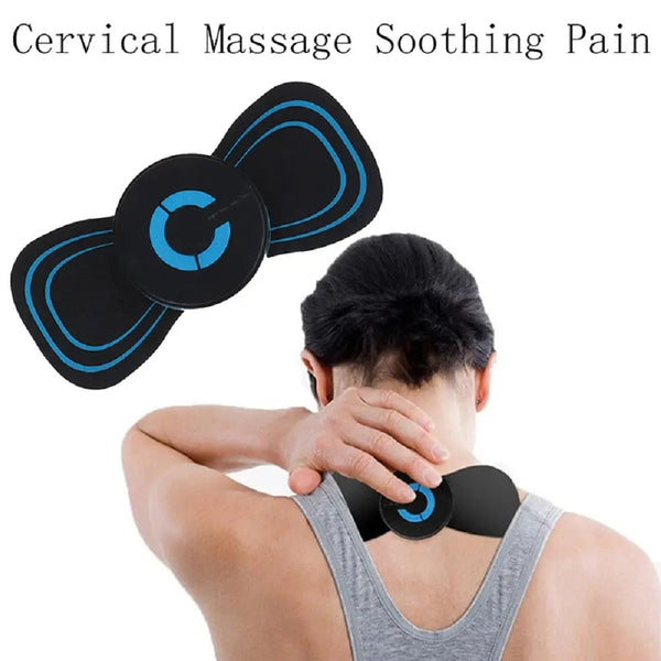 Electric Neck Massager Pads Blue Sky