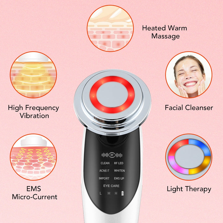 7 in 1 Facial Massager Blue Sky