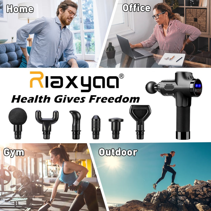 High frequency Massage Gun Blue Sky