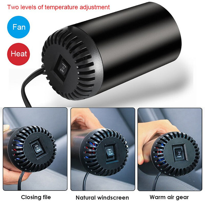 12V Portable Defrosting and Defogging Blue Sky