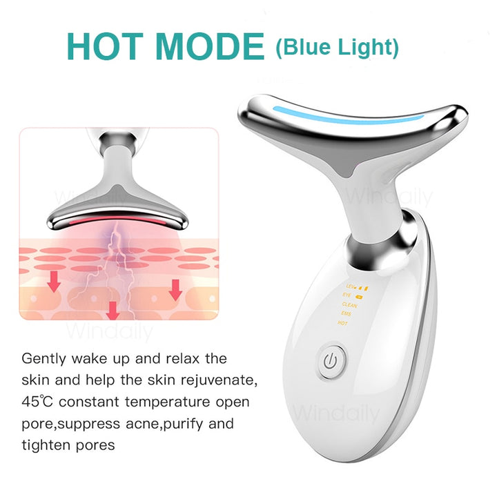 Neck Face Beauty Device Blue Sky