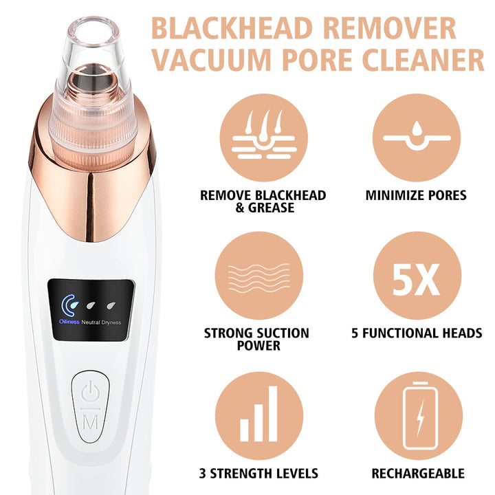 Blackhead Remover Vacuum Pore Cleaner Blue Sky