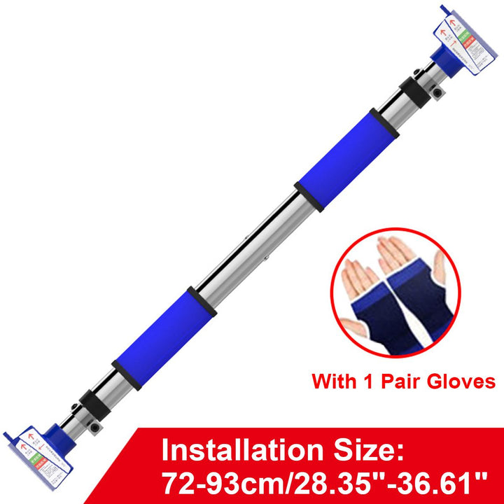 2in1 Door Horizontal Bars for Pull Ups Blue Sky