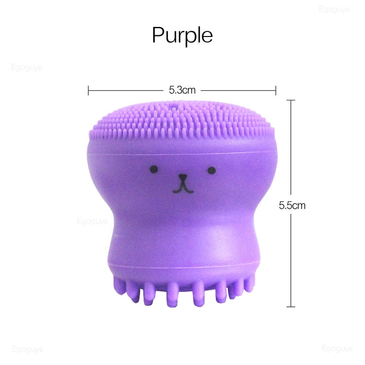 Octopus Silicone Cleaning Brush Blue Sky