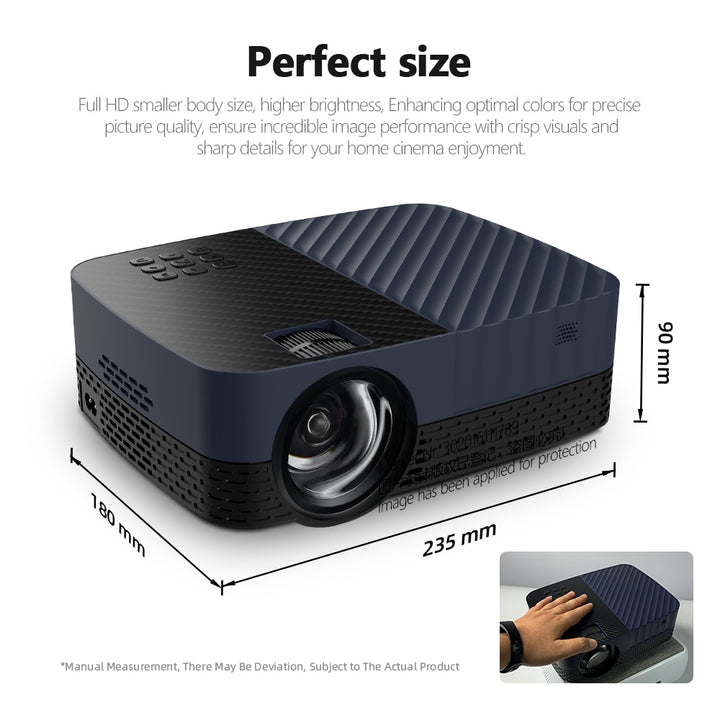 Full HD 1080P Home Cinema Projector Blue Sky