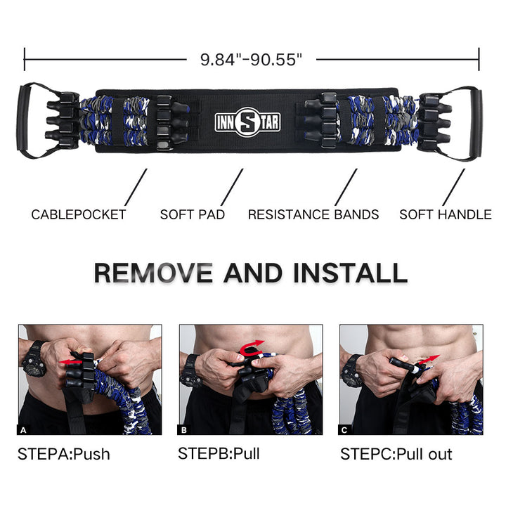 Bench Press Resistance Bands Blue Sky