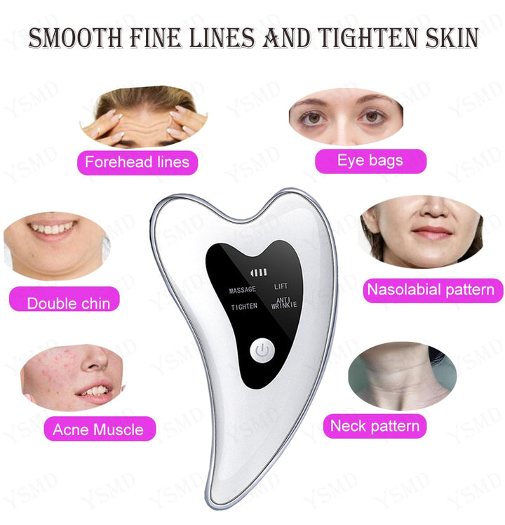 Face Massagers Skin Scraping for Facial Lifting Blue Sky