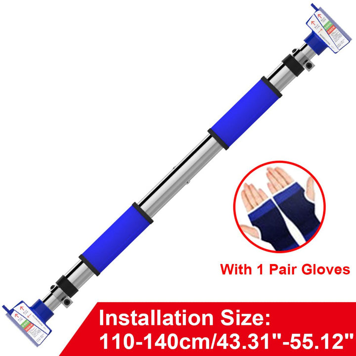 2in1 Door Horizontal Bars for Pull Ups Blue Sky