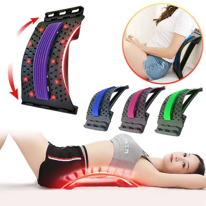 Magnetotherapy Multi-Level Adjustable Back Massager Blue Sky