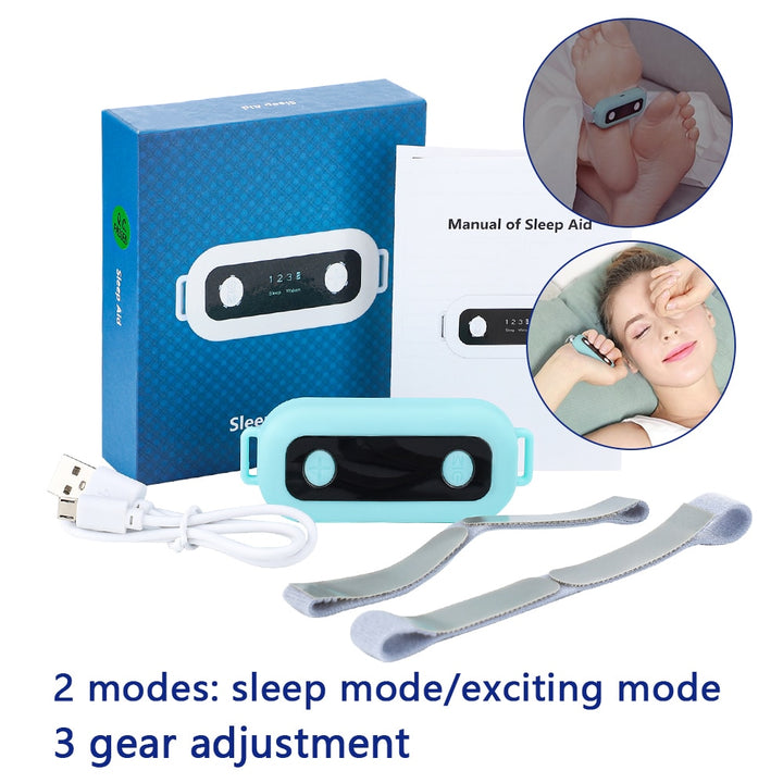 Hand Foot Strap Sleep Aid Device Blue Sky