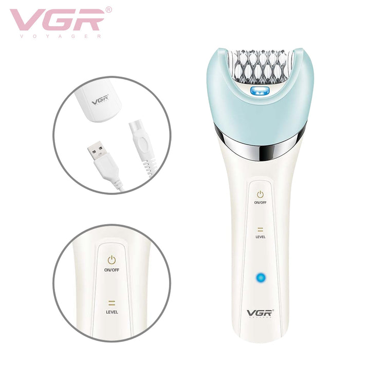 5in1 Electric Women Epilator Blue Sky