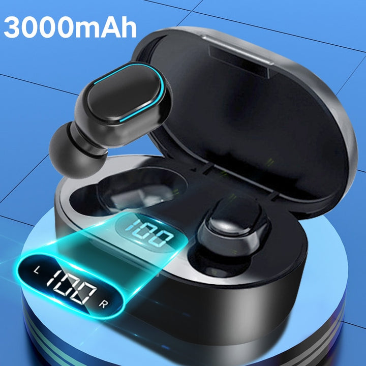 TWS Bluetooth 5.1 Earphones 3500mAh Blue Sky