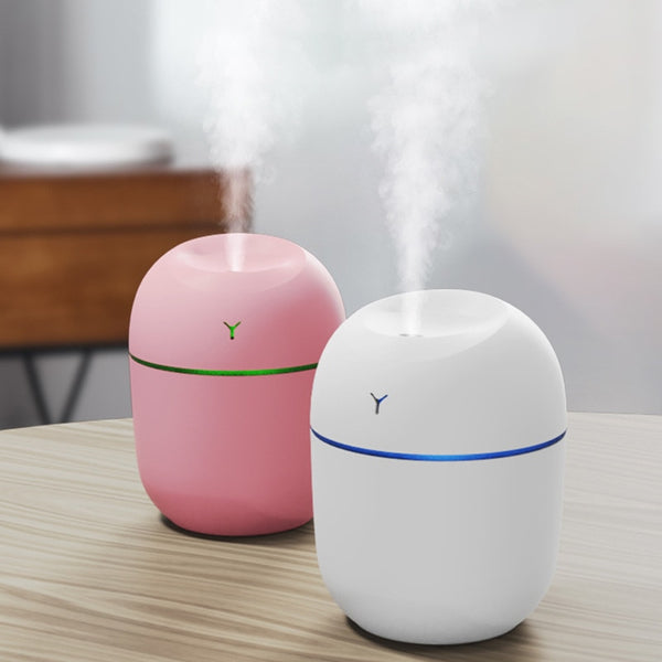 220ml Mini Air Humidifier Purifier Blue Sky