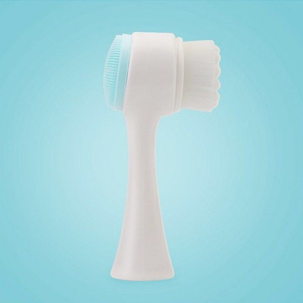 Silica Gel Facial Brush Blue Sky