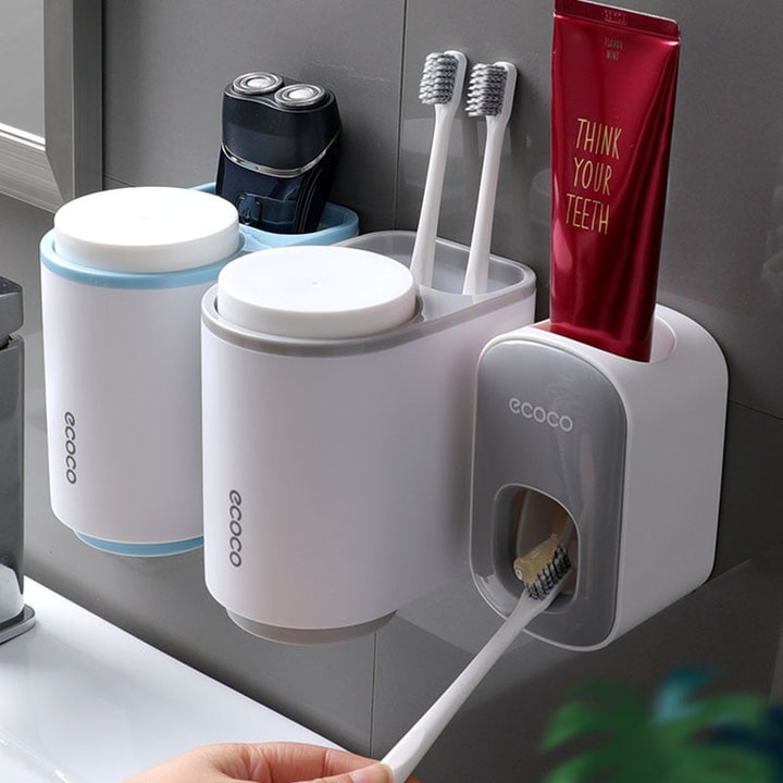 Automatic Toothpaste Dispenser Blue Sky