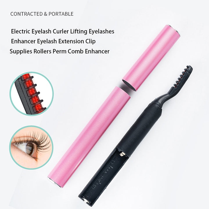 Portable Heated Curling Eyelash Curler Blue Sky