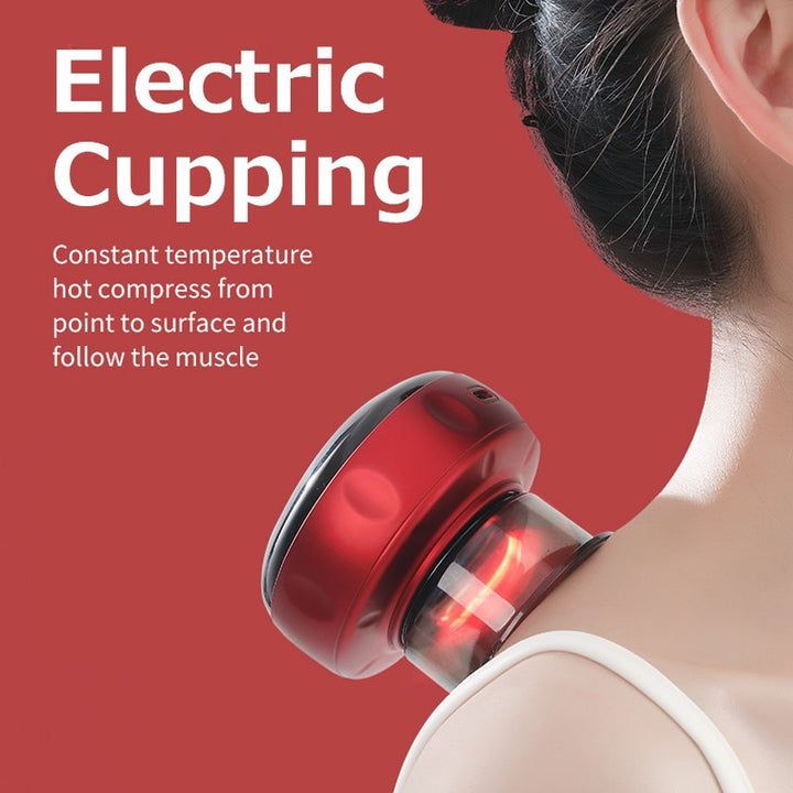 Massage Electric Cupping Therapy Set Blue Sky