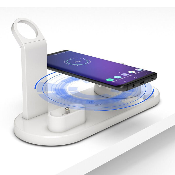 3 in 1 Wireless Charger - Phone & Watch Station Blue Sky