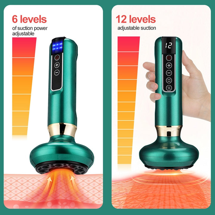 Electric Vacuum Cupping Massager Blue Sky