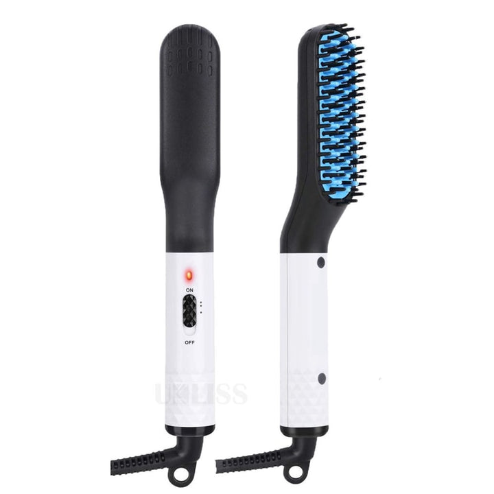 Hair Straightener Brush Blue Sky