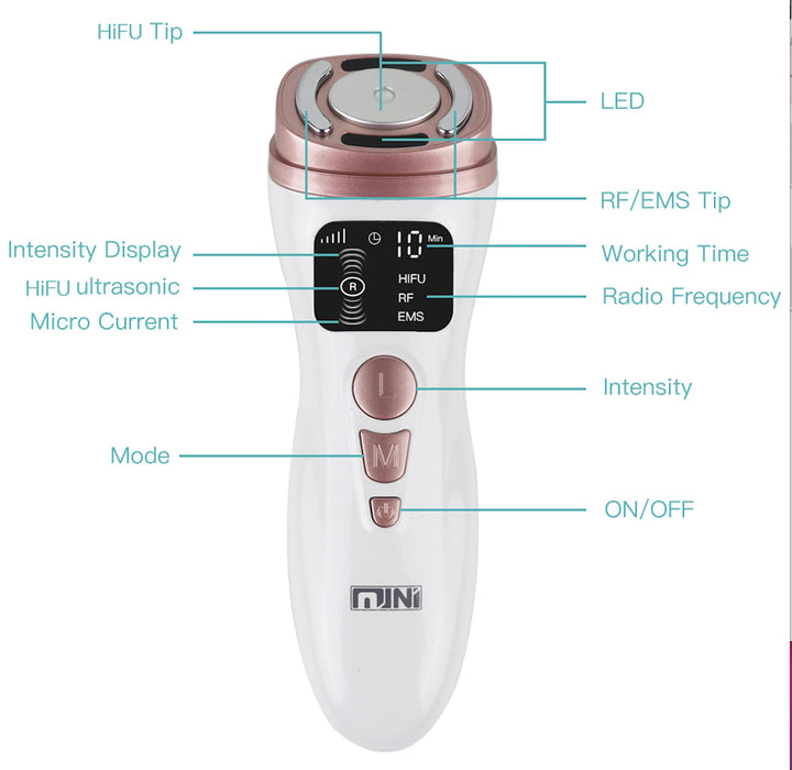 Anti Wrinkle Face Massager Blue Sky