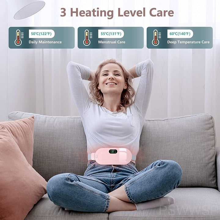 Menstrual Heating Pad Smart Warm Palace Belt Blue Sky