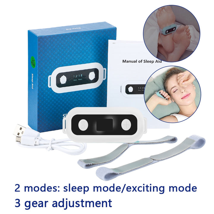 Hand Foot Strap Sleep Aid Device Blue Sky