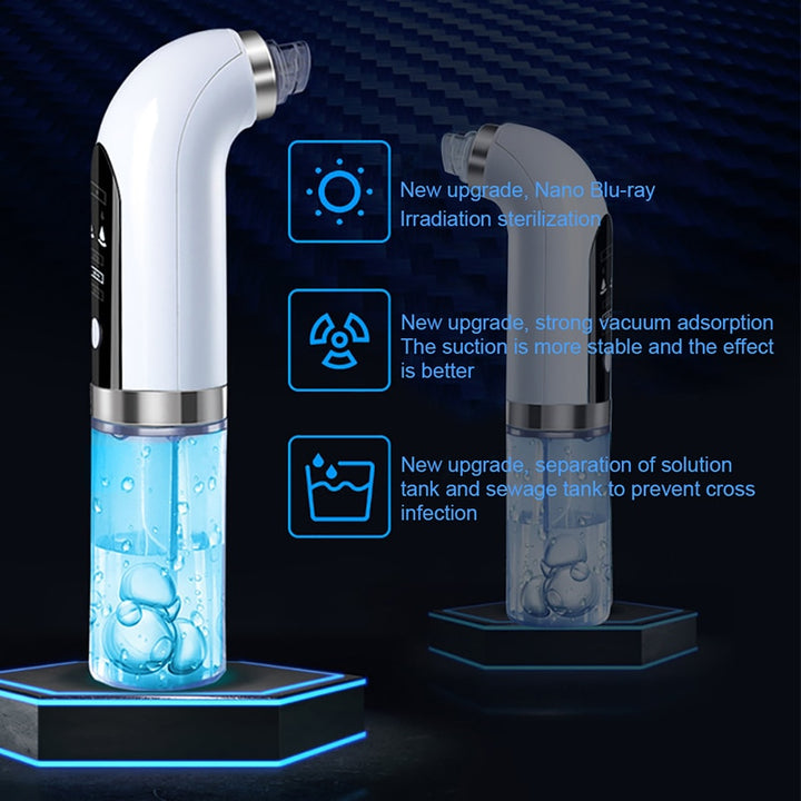 Blackhead Remover Pore Vacuum Face Cleaner Blue Sky