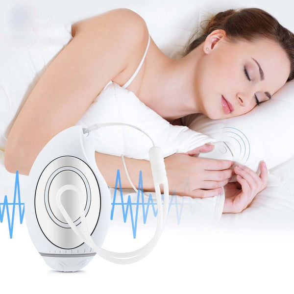 Microcurrent Holding Intelligent Sleep Aid Instrument Blue Sky