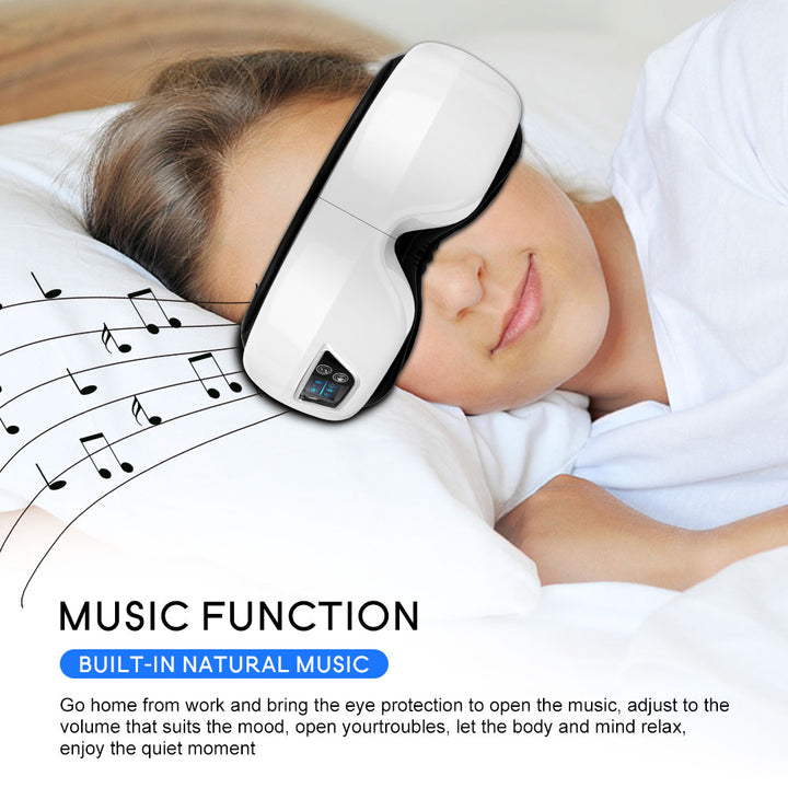 Eye Massager 6D Smart Airbag Vibration Eye Care Instrument Blue Sky