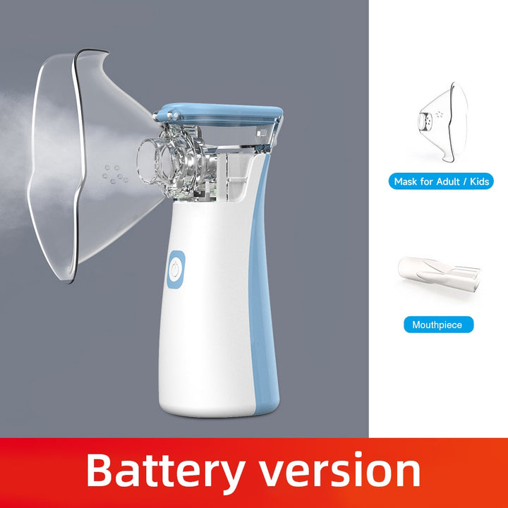 Medical Silent Mesh Nebulizer Handheld Asthma Inhaler Blue Sky