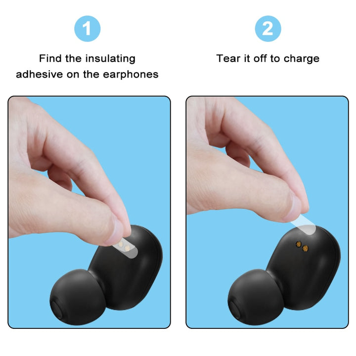 NEW TWS Bluetooth Earphones Blue Sky
