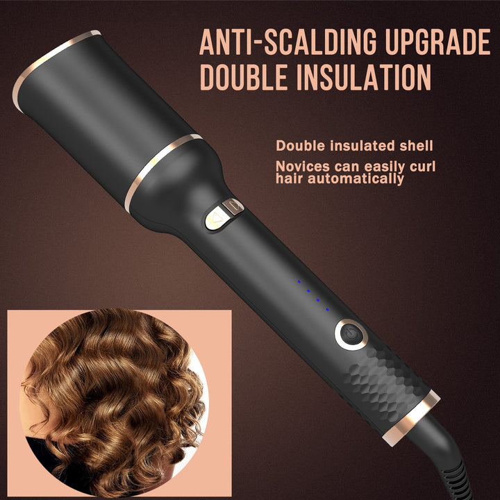 Auto Rotating Ceramic Hair Curler Blue Sky