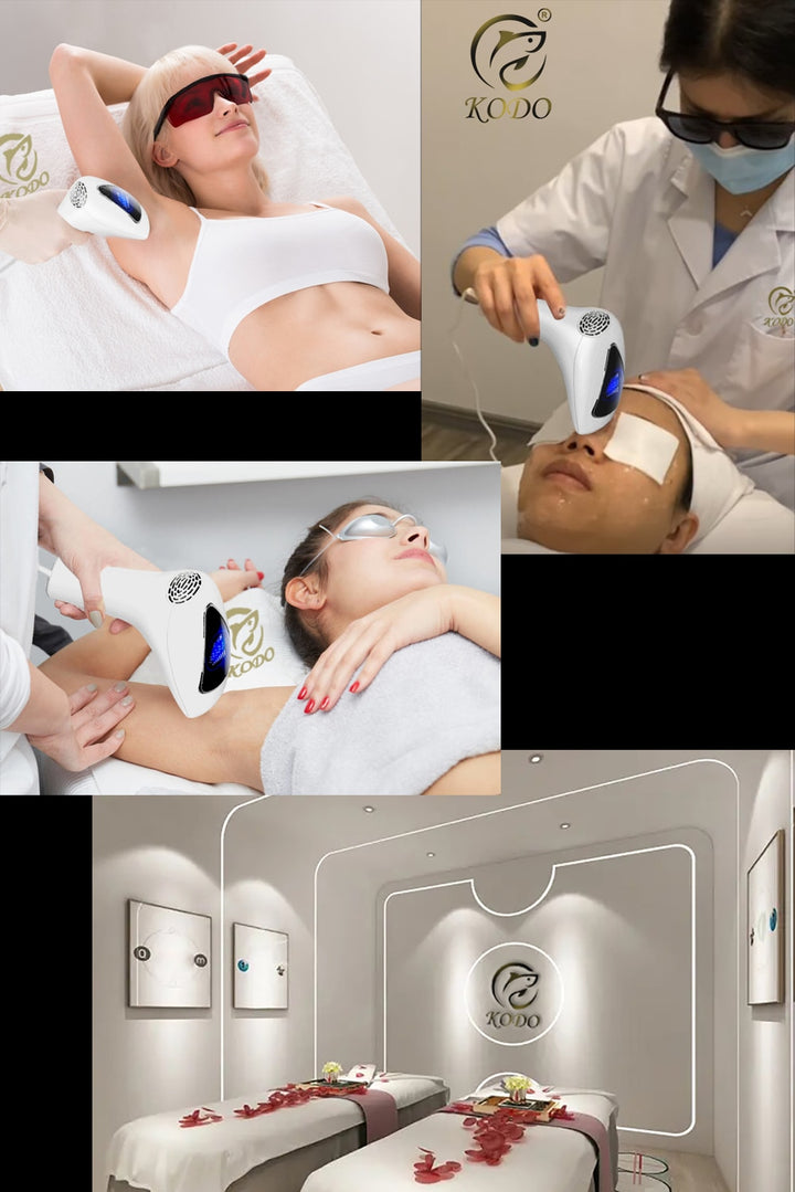 900000 Flashes Laser Epilator Blue Sky