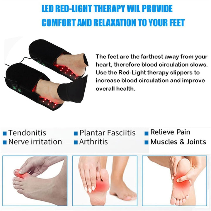 Red & Infrared Light Therapy Shoe Blue Sky