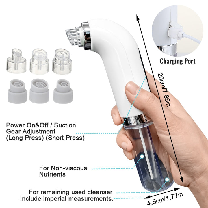 Blackhead Remover Pore Vacuum Face Cleaner Blue Sky