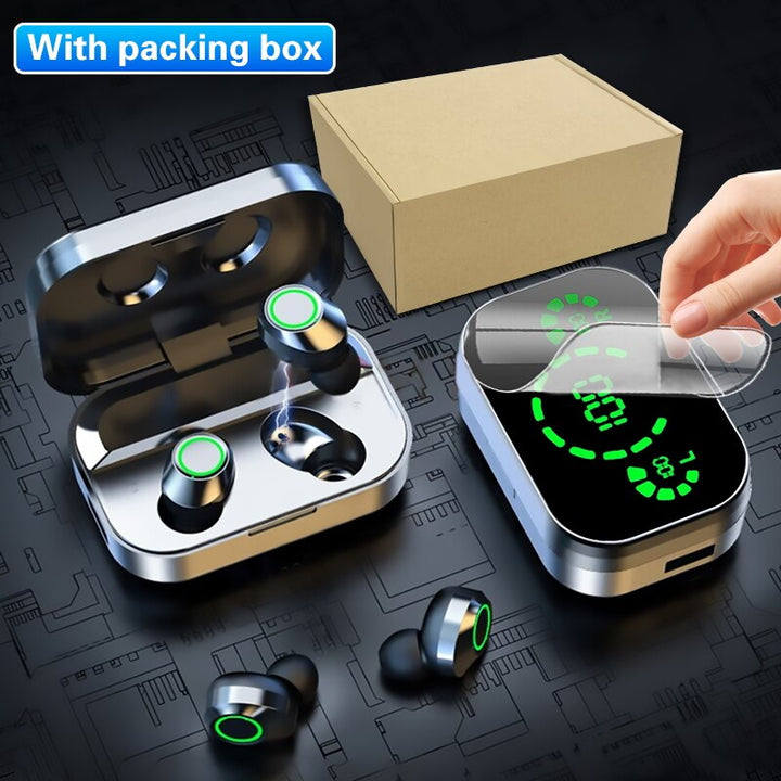 NEW TWS Bluetooth Earphones Blue Sky