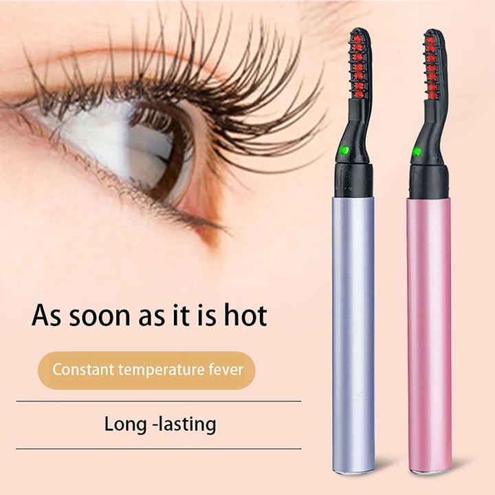 Portable Heated Curling Eyelash Curler Blue Sky