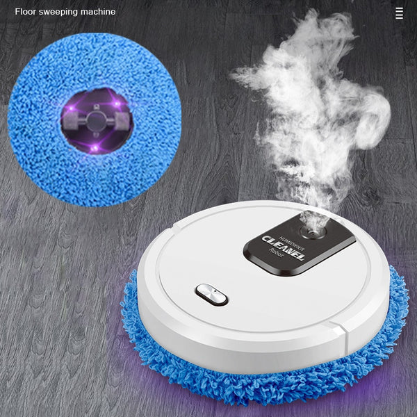 Mopping Robot Automatic Electric Floor Washing Machine Blue Sky