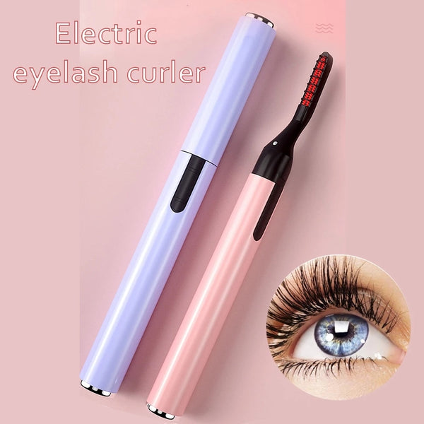 Portable Heated Curling Eyelash Curler Blue Sky