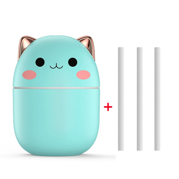 200ml Air Humidifier Cute Kawaii Aroma Diffuser Blue Sky